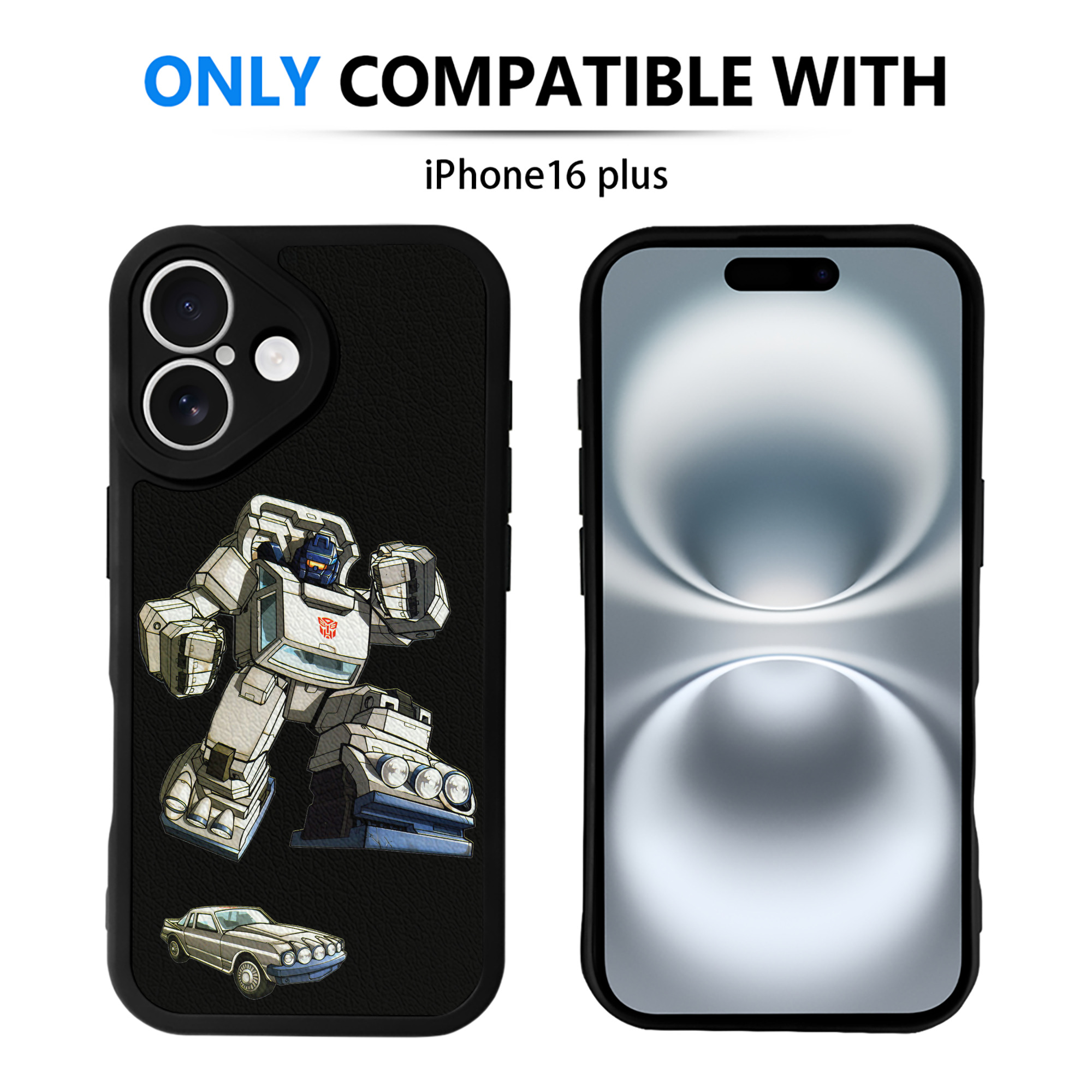 （画像用）  【iPhone 16シリーズ対応】シリコンスマホケース（レザー調） 材質：シリコン